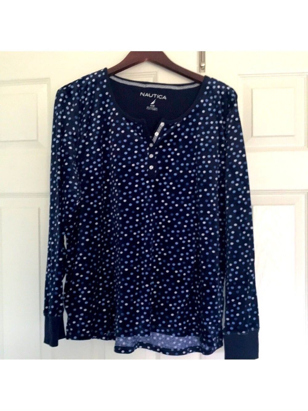 🔵NWOT Nautica soft blue PJs XL top XXL bottom